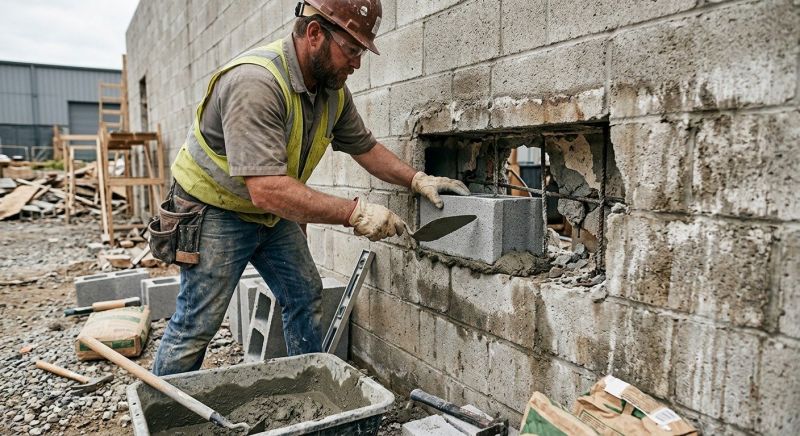 Block Masonry Repair in Denver, NC