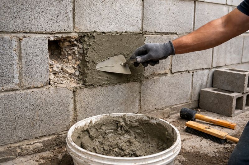 Block Wall Repair in Davidson, NC