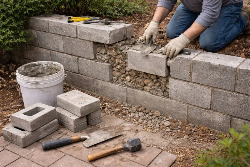 Block Wall Repair in Lincolnton, NC