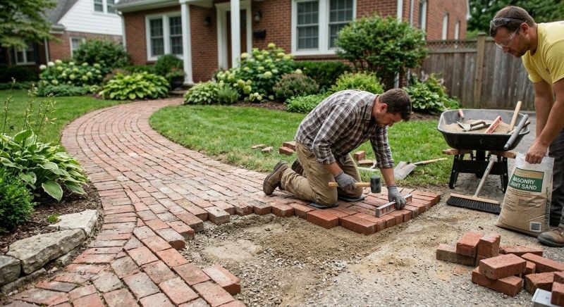 Brick Flatwork Repair in Gastonia, NC
