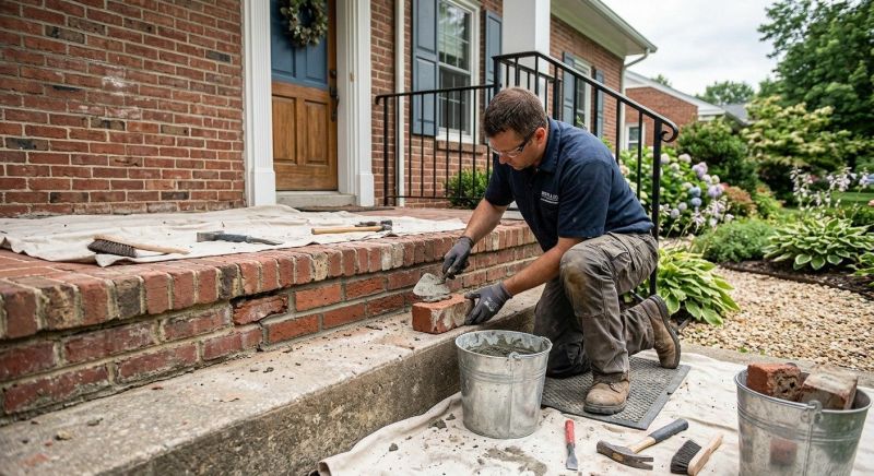 Brick Stairs Repair in Kannapolis, NC