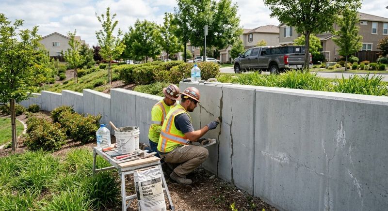 Retaining Wall Repair in Belmont, NC