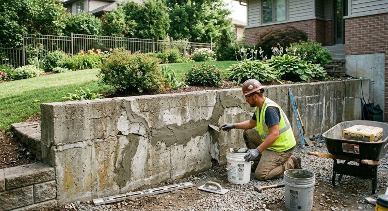Retaining Wall Repair in Conover, NC