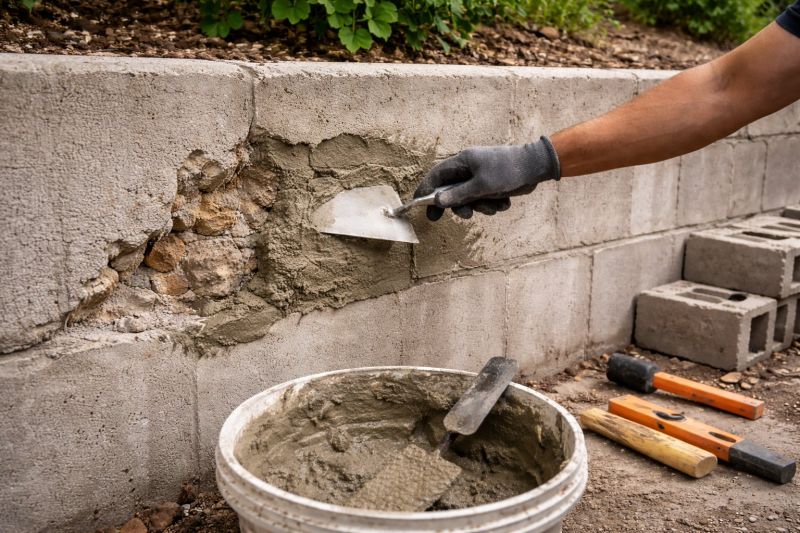 Retaining Wall Repair in Conover, NC