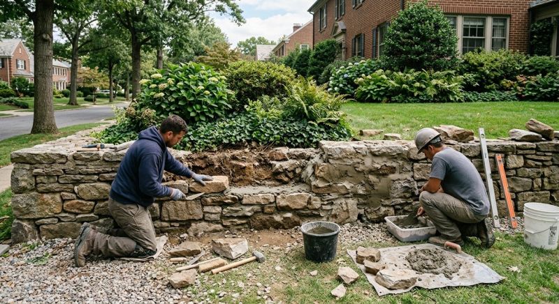 Retaining Wall Repair in Conover, NC