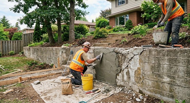 Retaining Wall Repair in Kannapolis, NC