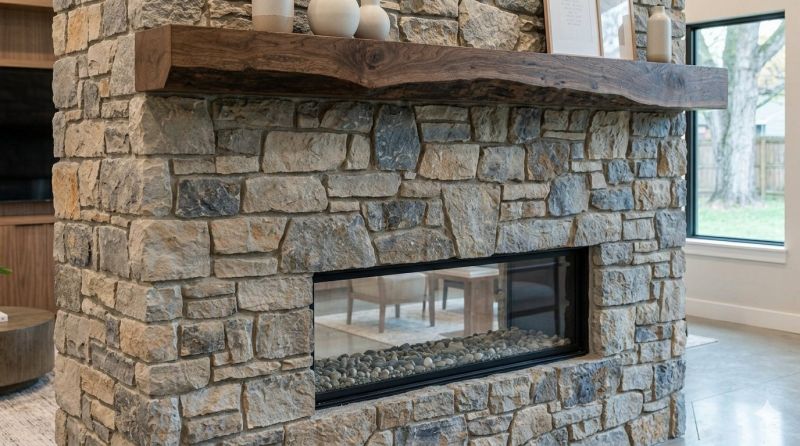 Stone Chimney Installation
