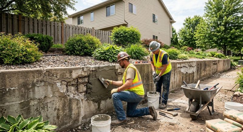 Retaining Wall Repair in Kannapolis, NC